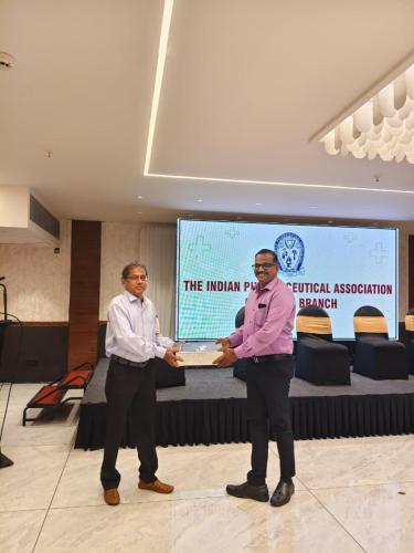 Greeting Panelist Mr. Ajit Dhamaskar